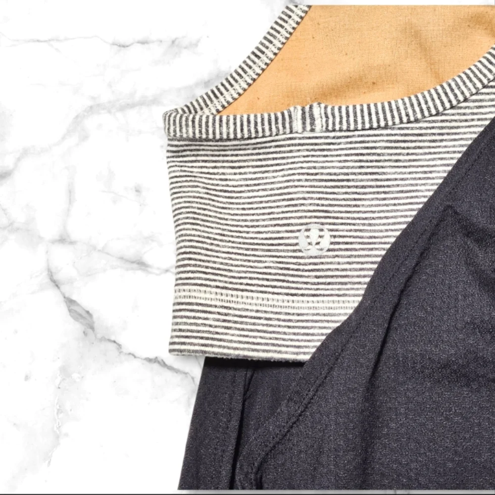 LULULEMON Black & White No-Limits Tank - Picture 6 of 7